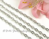 Ankerkette 5,2mm platin-silber -1m