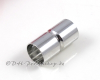 Magnetverschluss �  9mm platinsilber - 1 St�ck