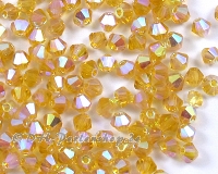 Bicones 3mm Topas 2xAB - 50 St�ck