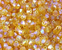 Bicones 3mm Topas 2xAB - 50 St�ck