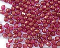 Glasschliffperlen  4mm French Rose GT - 100 St�ck