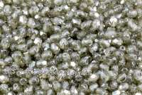 Glasschliffperlen  4mm Black Diamond Luster - 100 St�ck