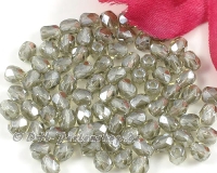 Glasschliffperlen  4mm Black Diamond Luster - 100 St�ck