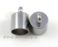 Endkappen mit �se � 8mm 9x13mm Edelstahl - 1 Paar (2 St�ck)
