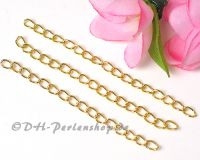 Regulationskette / Verl�ngerungskette gold - 10 St�ck