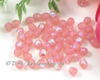 Glasschliffperlen  4mm Milky Ros� AB - 50 St�ck P