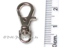 Karabiner Verschluss 23mm mit Wirbel - 2 St�ck