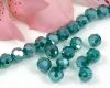 Facettierte Kristall-Glasperlen 6mm Emerald Luster - 25 St�ck