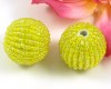 Perle aus Rocailles Gelb 24mm - 1 St�ck