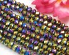 Facettierte Rondelle 6x8 mm Metallic Vitail  - 25 St�ck