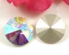 2. Wahl Rivoli 16mm Crystal Silver Rainbow - 1 St�ck