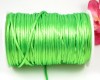 Satinkordel, Flechtkordel 2,5mm Gr�n - 5 Meter