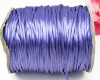 Satinkordel, Flechtkordel 2,5mm Lila - 5 Meter