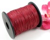 Wachskordel 1mm Dunkelrot - 5 Meter