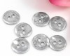 Metallelement Knopf 13mm antiksilber - 10 St�ck
