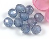 Glasschliffperlen  8mm Crystal Blue Montana - 10 St�ck