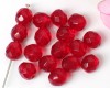Glasschliffperlen  8mm Ruby - 15 St�ck
