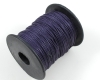 Wachskordel 1mm Aubergine - 5 Meter