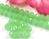 Facettierte Rondelle 8x10 mm Jade Gr�n Opal - 15 St�ck