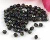 Glasschliffperlen  3mm Dark Coral Travertin - 100 St�ck