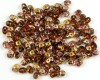 SuperDuo Beads SMOKED TOPAZ CAPRI GOLD - 10g