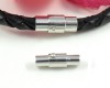 Magnet / Bajonett-Verschluss � 3mm platinsilber - 1 St�ck