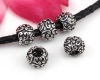 Modulperle Gro�lochperle Lina Antiksilber - 1 St�ck