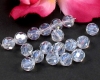 Facettierte Kristall-Glasperlen 8mm Crystal AB - 10 St�ck