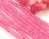 Crack Glasperlen 6mm Rosa - 90 St�ck