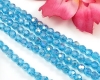 Facettierte  Kristallperlen rund 6mm Aqua AB  - 25 St�ck