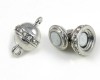 Magnetverschluss � 12mm mit Strass - 1 St�ck
