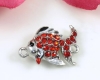 Magnetverschluss Fisch mit Strass - 1 St�ck