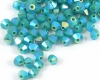 Bicones 3mm Turquoise 2x AB - 50 St�ck