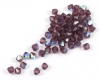 Bicones 4mm Amethyst AB (dark) - 50 St�ck