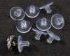 Silikonkappen Ohrringstopper Ohrsteckerkappen 10mm - 50 St�ck