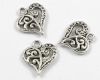 Metallanh�nger Herz 15 mm antiksilber - 10 St�ck