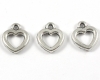 Metallanh�nger Herz 10mm antiksilber - 20 St�ck