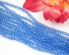 Facettierte Rondelle 3,5 x 4,5mm Lt. Sapphire - 1 Strang (ca.150