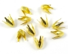 Perlenkappen 13x12mm goldfarben  -  20 St�ck