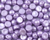 2-hole Cabochon 6mm Pastel Lavender - 20 St�ck
