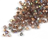 Bicones 3mm Crystal Copper Rainbow - 50 St�ck