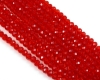 Facettierte Rondelle 5x6mm Siam - 50 St�ck