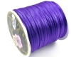 Satinkordel, Flechtkordel 2mm Lila - 5 Meter