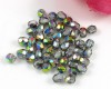 Glasschliffperlen  3mm Crystal Vitrail - 100 St�ck
