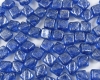 Silky Beads 2-hole 6x6mm Sapphire 56901 - 25 St�ck