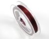 Schmuckdraht ca.  10m Rot 0,45mm - 1 Rolle