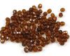Glasschliffperlen  3mm Topaz dark - 100 St�ck