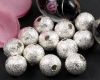 Gro�packung Metallperlen Kugeln 8mm Stardust - 100 St�ck