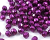 Glasschliffperlen  4mm Heavy Metal Fuchsia - 100 St�ck