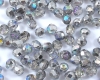 Glasschliffperlen 6mm Cristal Silver Rainbow - 25 St�ck